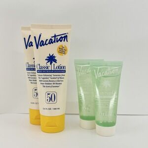 Vacation Classic Lotion Broad Spectrum And After Sun Gel Set New Sealed Bottles
